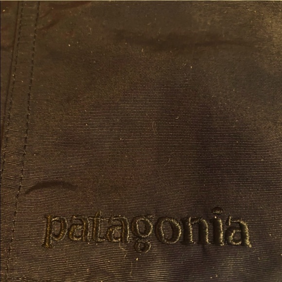 PATAGONIA BLACK BOARD SHORTS SZ 36 INSEAM 10 NYLON - Picture 7 of 7